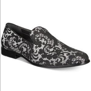 Birch Fabric Brocade Loafers